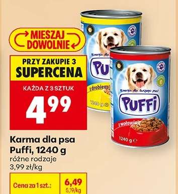 Karma dla psa Puffi, 1240 g