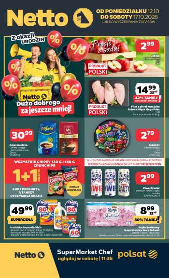Gazetka Netto - 12.10.2026 - 17.10.2026.