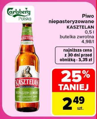 Piwo niepasteryzowane KASZTELAN