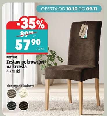 Zestaw pokrowców na krzesła