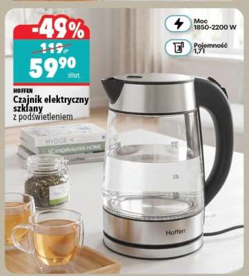 Czajnik elektryczny szklany