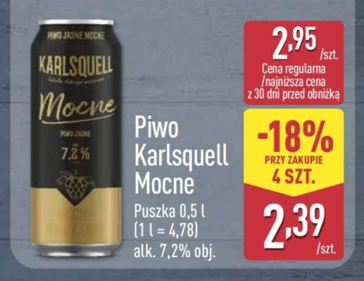 Piwo Karlsquell Mocne