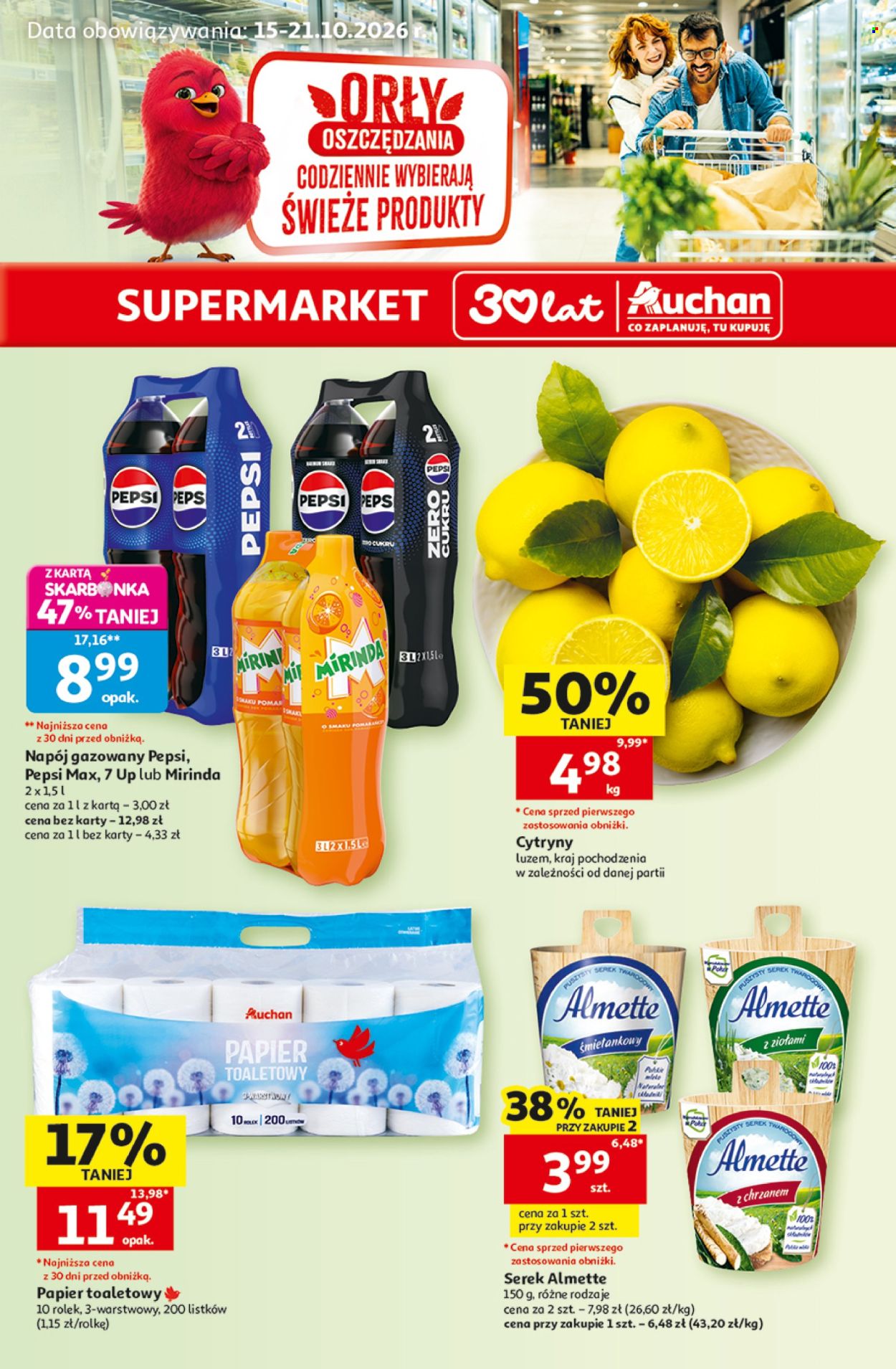Gazetka Auchan - 15.10.2026 - 21.10.2026. Strona 1
