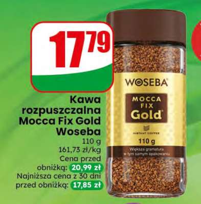 Kawa rozpuszczalna Mocca Fix Gold Woseba