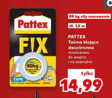 PATTEX Taśma klejąca dwustronna