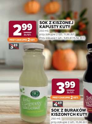 Sok z kiszonej kapusty Kuty