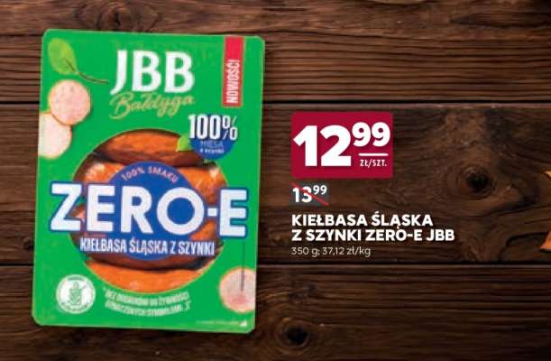 KIEŁBASA ŚLĄSKA Z SZYNKI ZERO-E JBB
