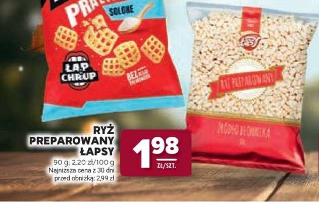 Ryż preparowany Łapsy