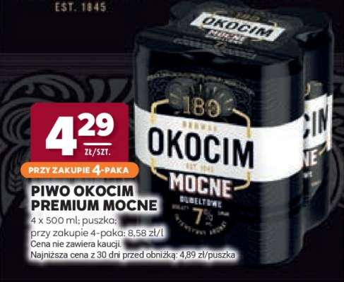 Piwo Okocim Premium Mocne