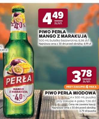 Piwo Perła Mango z Marakuja