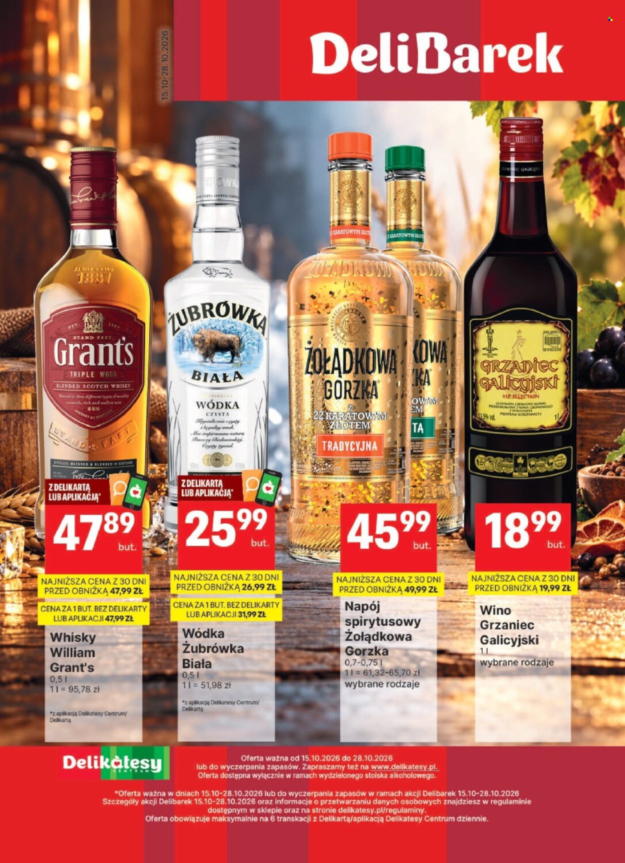 Gazetka Delikatesy Centrum - 15.10.2026 - 28.10.2026. Strona 1