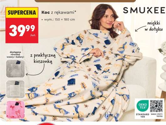 Koc z rękawami