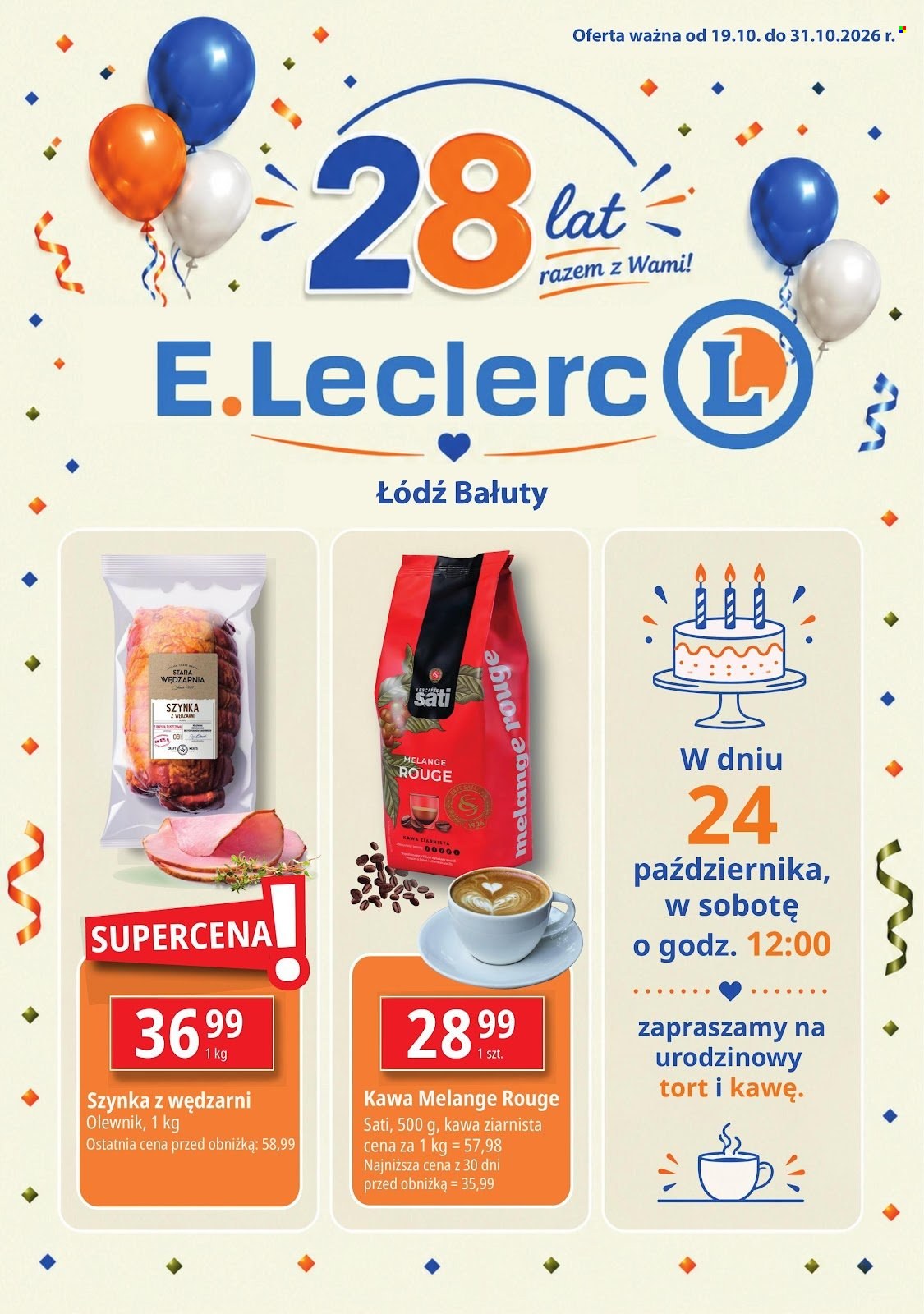 Gazetka E.Leclerc - 19.10.2026 - 31.10.2026. Strona 1