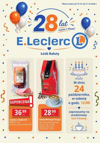 Gazetka E.Leclerc - 19.10.2026 - 31.10.2026.