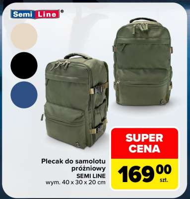 Plecak do samolotu próżniowy