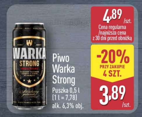 Piwo WARKA STRONG