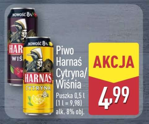 Piwo Harnaś Cytryna/Wiśnia