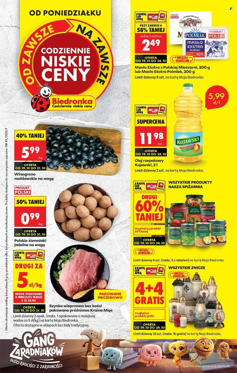 Gazetka Biedronka - 19.10.2026 - 24.10.2026.