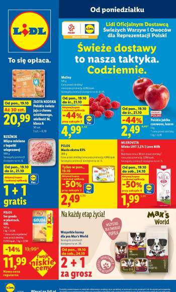 Gazetka Lidl - 19.10.2026 - 24.10.2026.