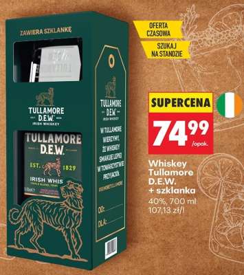 WHISKEY TULLAMORE D.E.W. + SZKLANKA