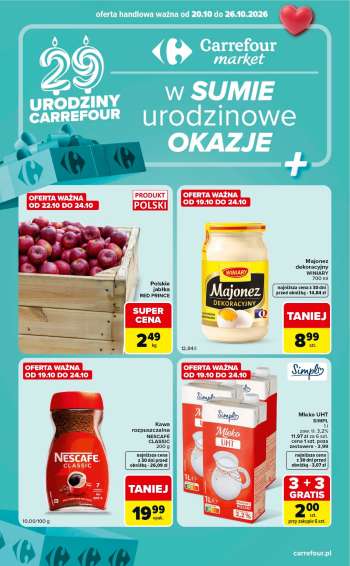 Gazetka Carrefour Market - 20.10.2026 - 26.10.2026.