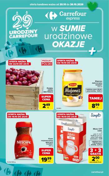 Gazetka Carrefour Express - 20.10.2026 - 26.10.2026.