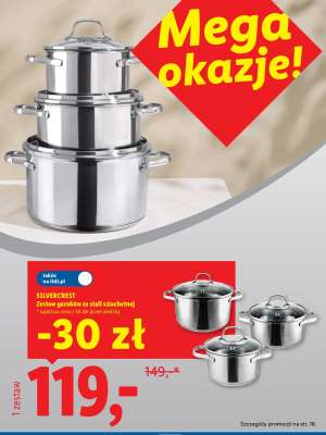 SILVERCREST Zestaw garnków ze stali szlachetnej
