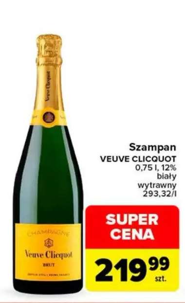 Szampan VEUVE CLICQUOT
