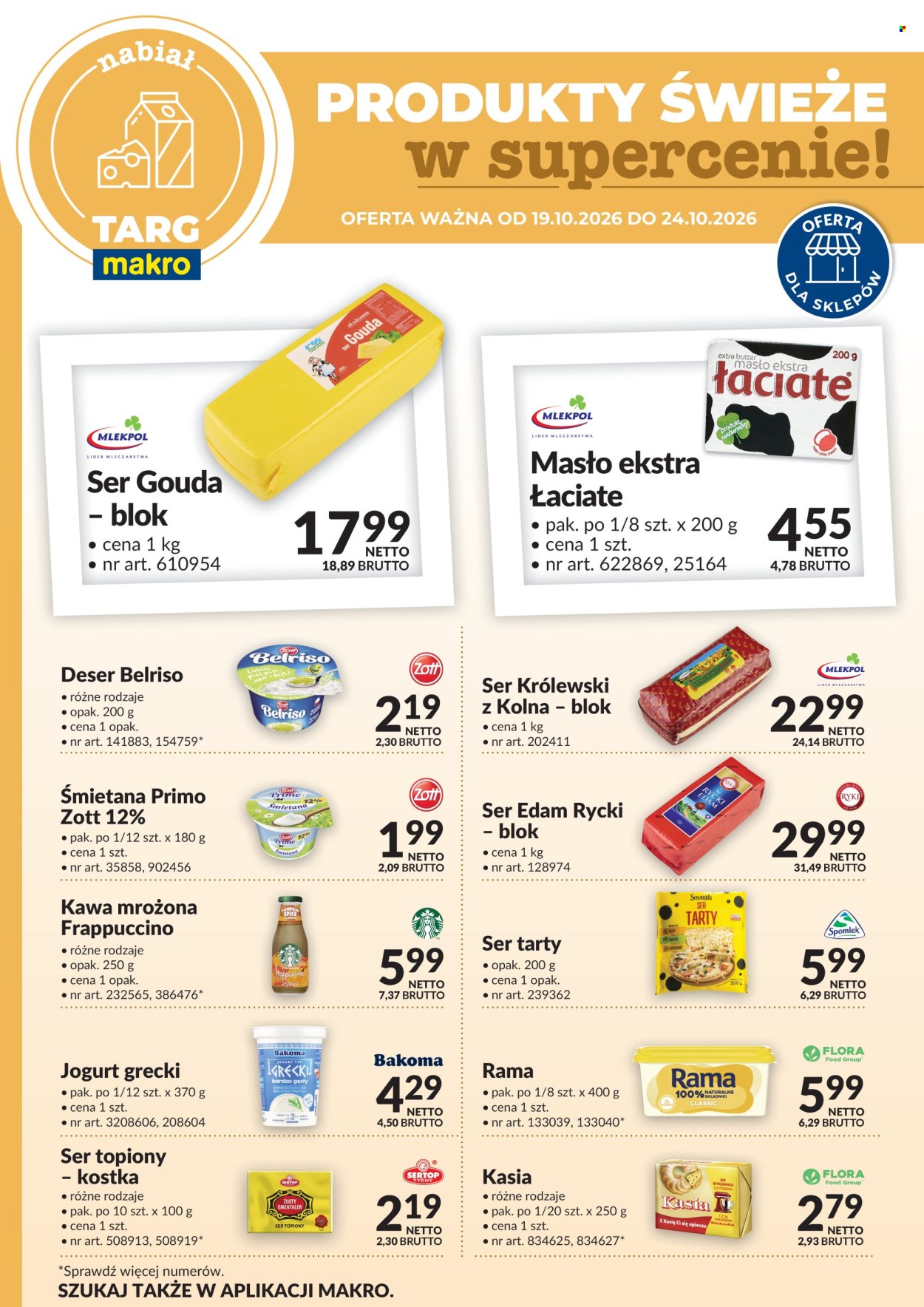 Gazetka Makro - 19.10.2026 - 24.10.2026. Strona 1