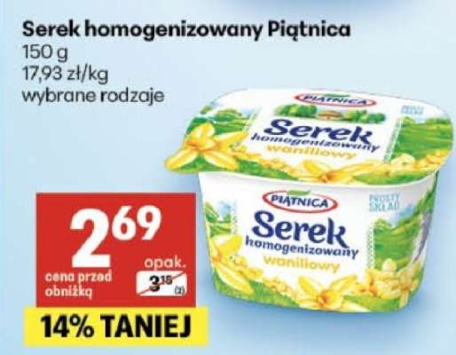 Serek homogenizowany PIĄTNICA