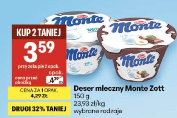 Deser mleczny Monte Zott