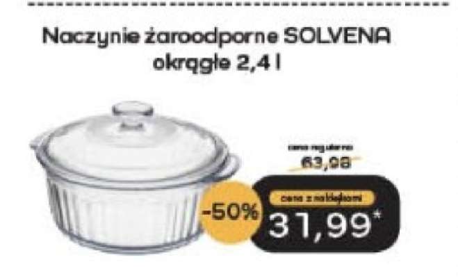 Naczynie żaroodporne SOLVENA okrągłe 2,4 l