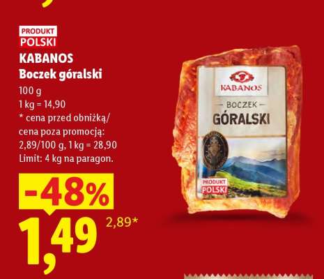 KABANOS Boczek góralski