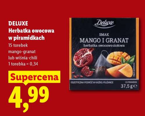 DELUXE Herbatka owocowa w piramidkach