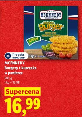 MCENNEDY Burgery z kurczaka w panierce