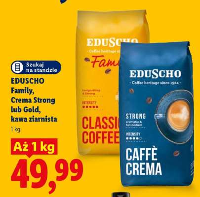 EDUSCHO Family, Crema Strong lub Gold, kawa ziarnista