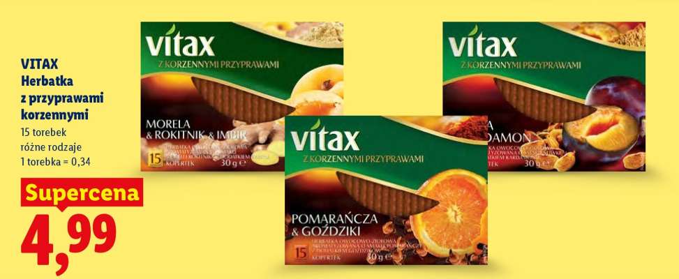 VITAX Herbatka z przyprawami korzennymi