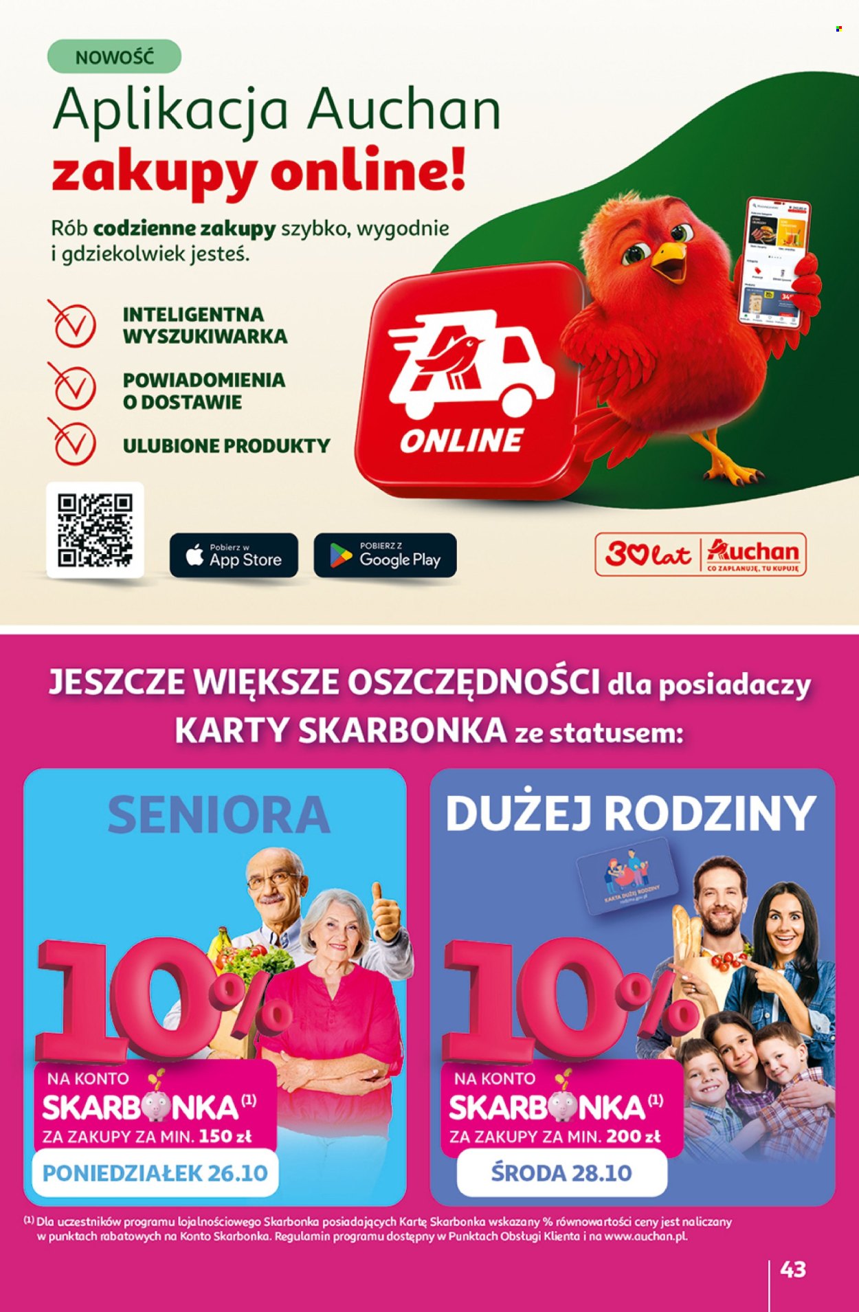 Gazetka Auchan - 22.10.2026 - 28.10.2026. Strona 43
