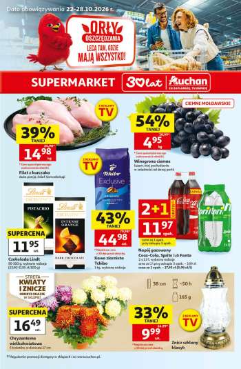 Gazetka Auchan - 22.10.2026 - 28.10.2026.