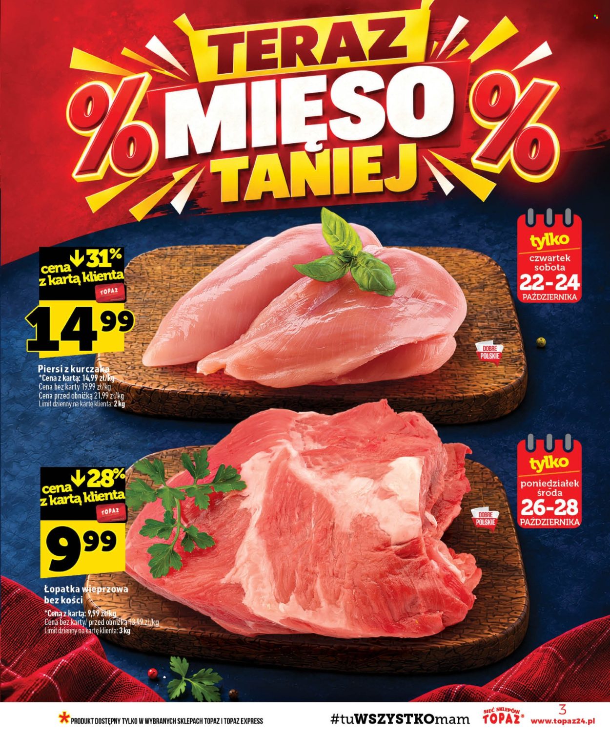 Gazetka Topaz - 22.10.2026 - 28.10.2026. Strona 3