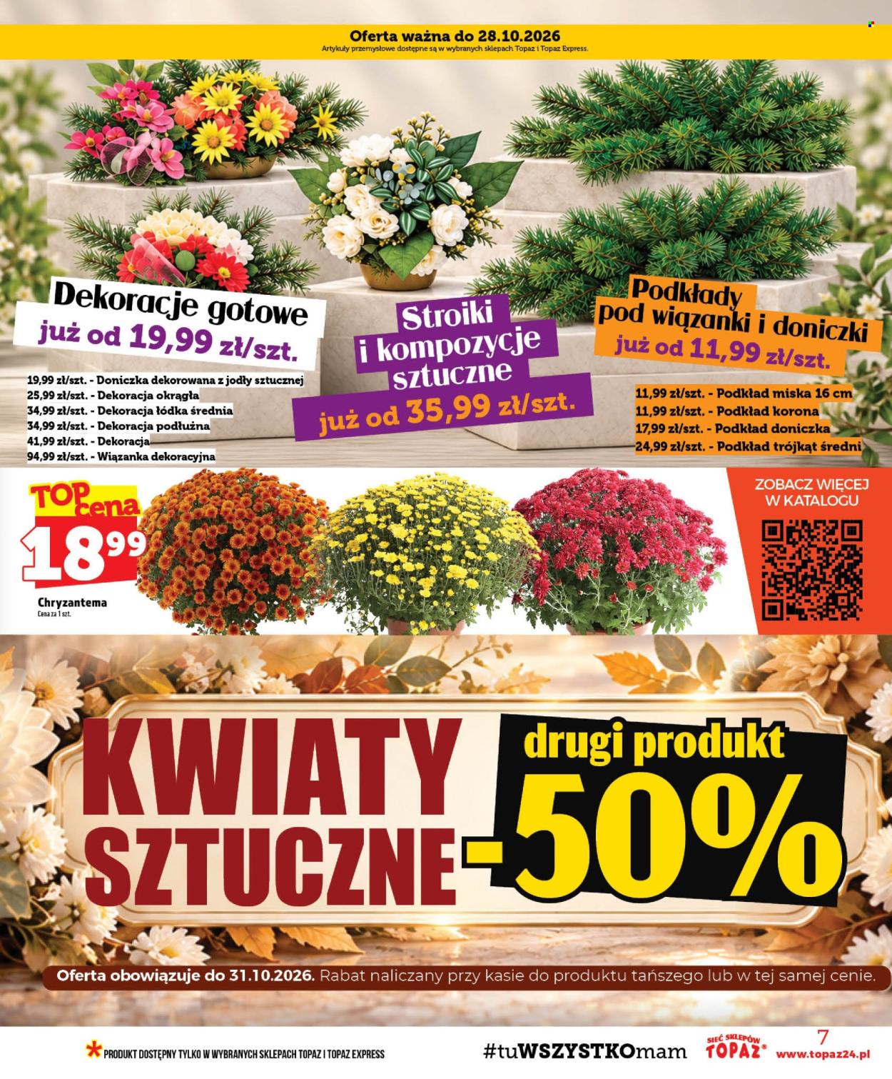 Gazetka Topaz - 22.10.2026 - 28.10.2026. Strona 7