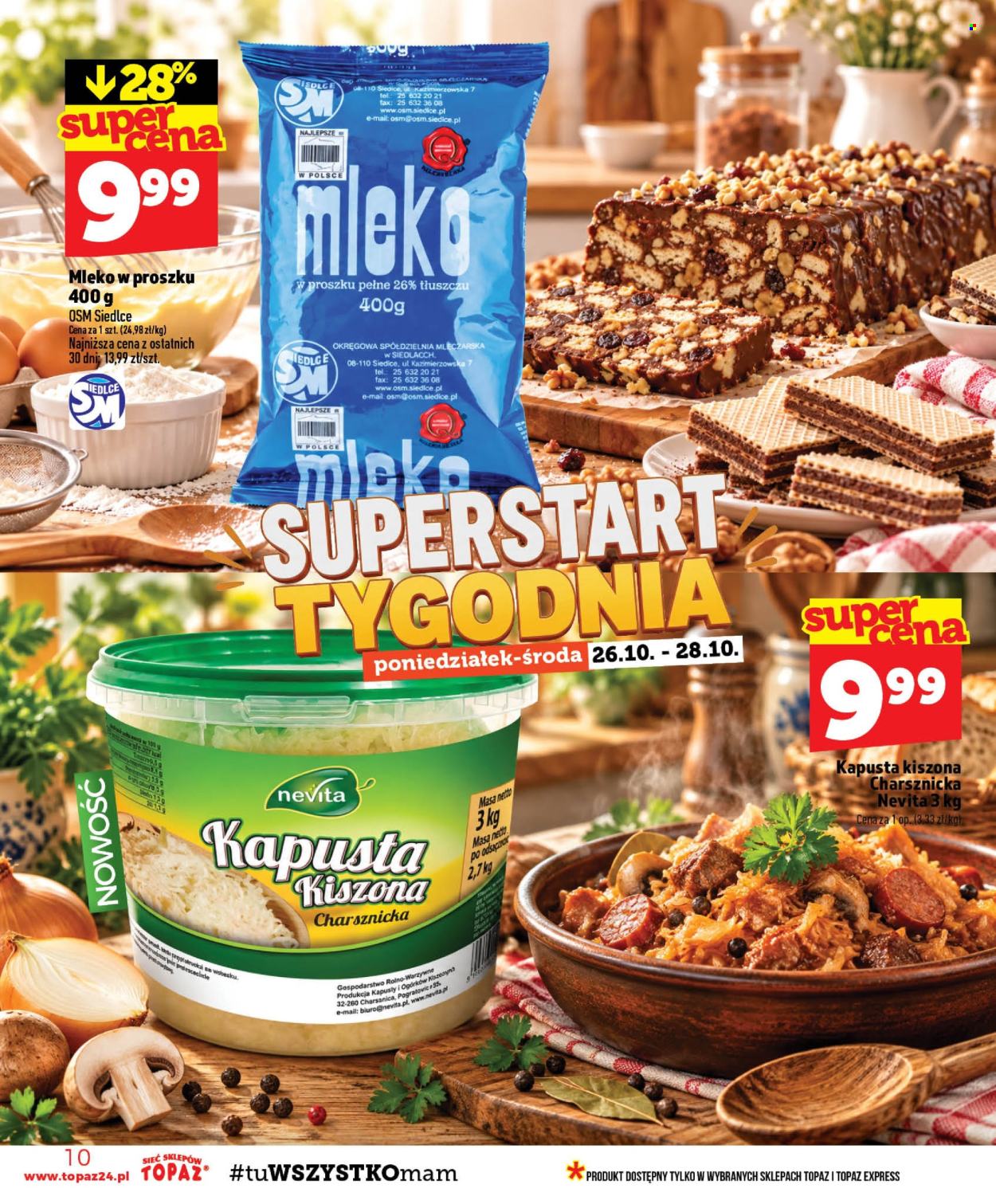 Gazetka Topaz - 22.10.2026 - 28.10.2026. Strona 10