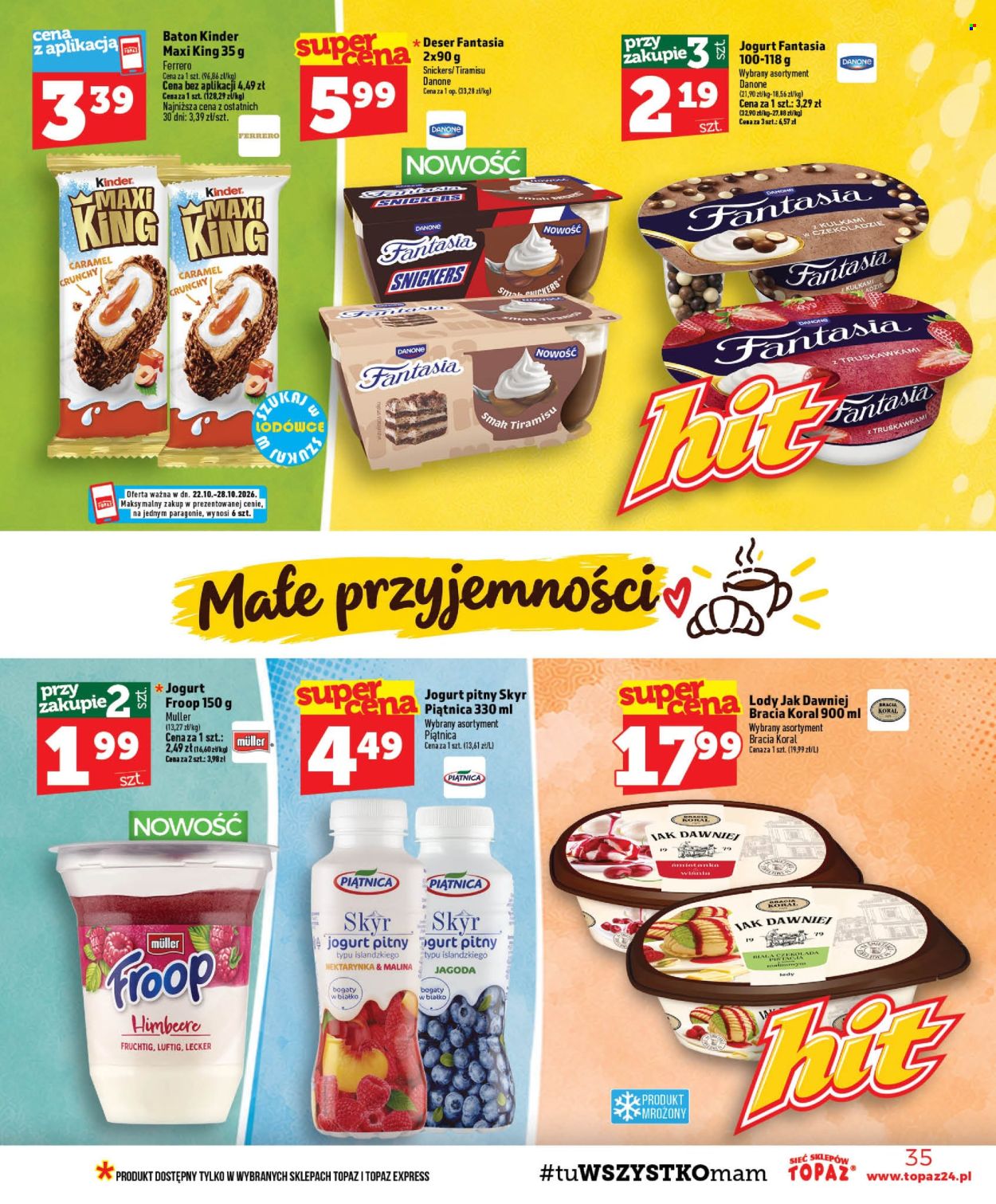 Gazetka Topaz - 22.10.2026 - 28.10.2026. Strona 35