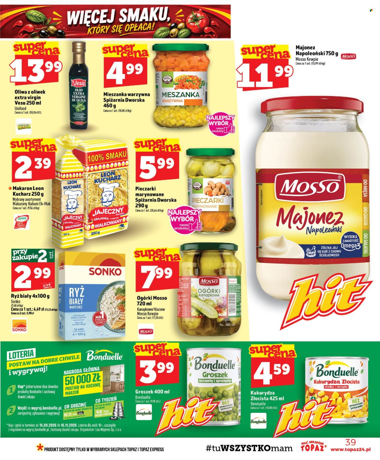 Gazetka Topaz - 22.10.2026 - 28.10.2026. Strona 39