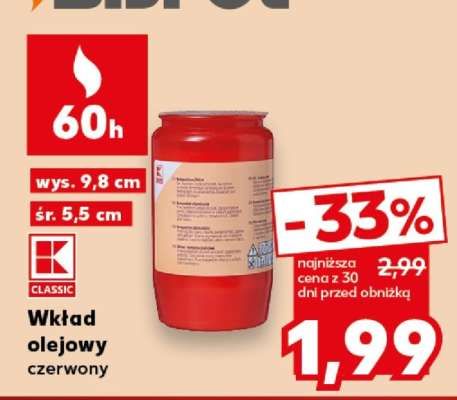 Wkład olejowy czerwony