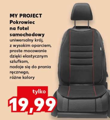 MY PROJECT Pokrowiec na fotel samochodowy