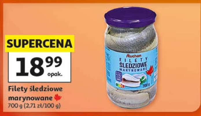 Filety śledziowe marynowane