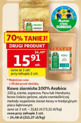 Kawa ziarnista 100% Arabica