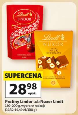 Praliny Lindor lub Nuxor Lindt