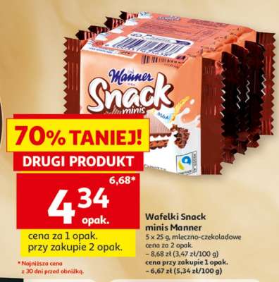 Wafelki Snack minis Manner